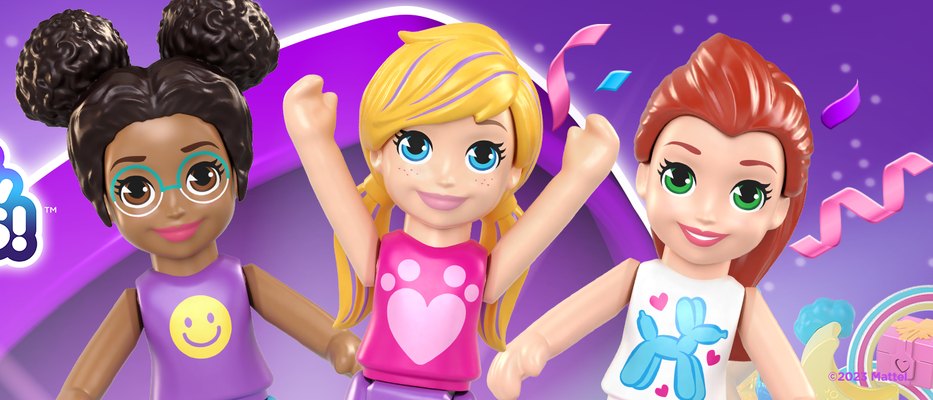 Polly, Shani and Lila micro dolls